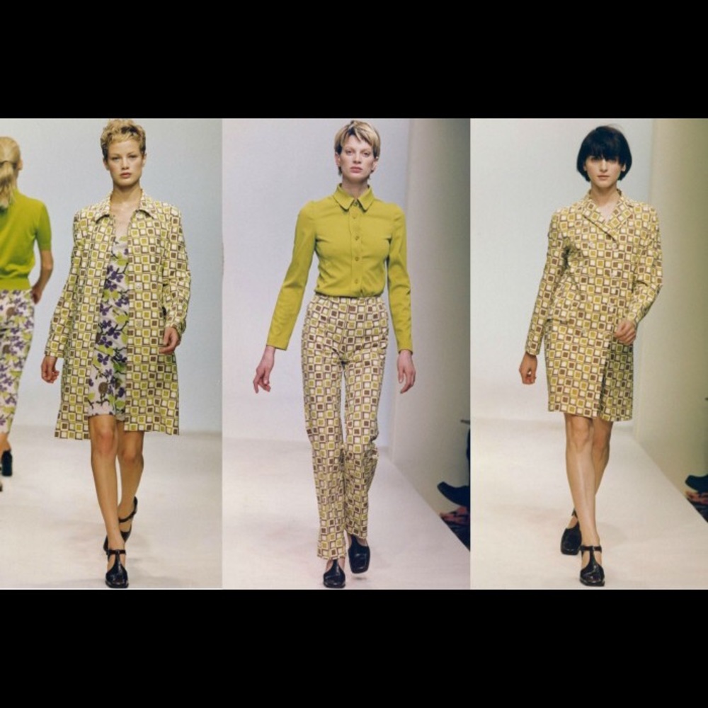 Prada Mid-Rise Patterned Pants - image 3